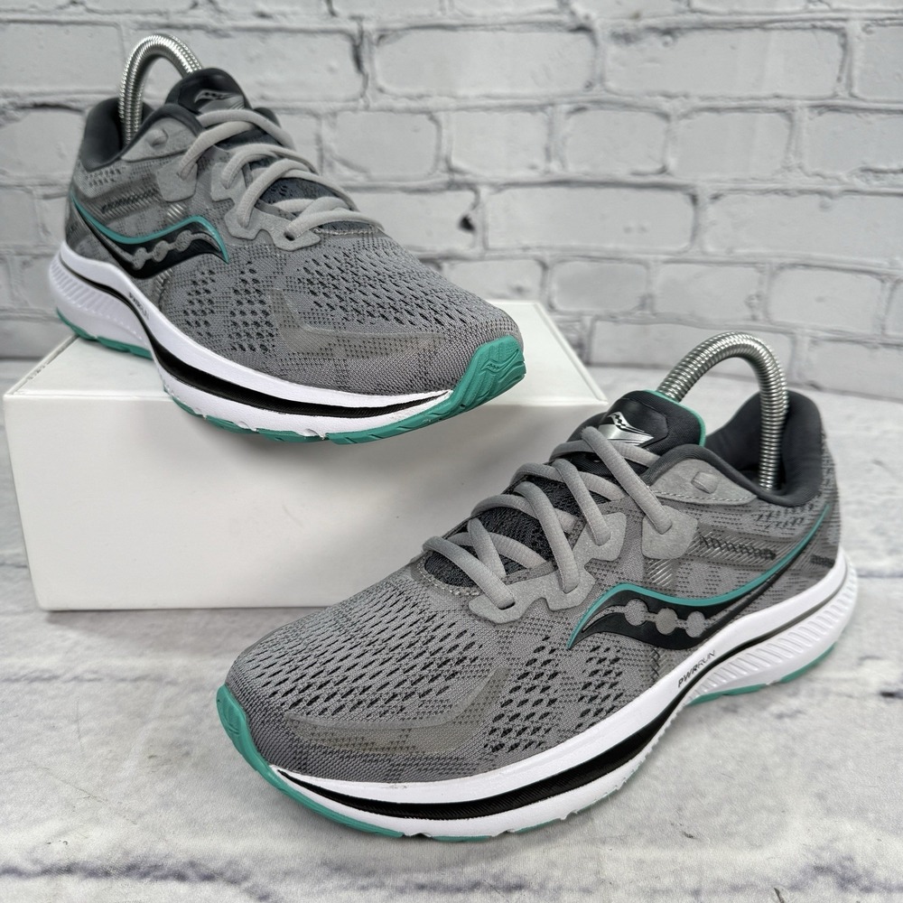 Saucony Omni 20 Womens‎ Size 8 Running Shoes S10681-29 Alloy Jade Sneakers - Picture 3 of 11